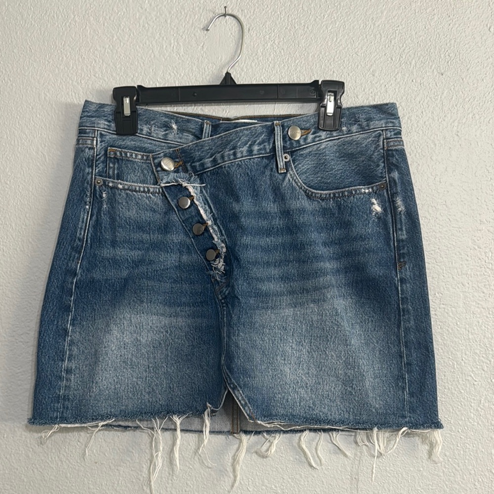 Frame Denim Blue Skirt